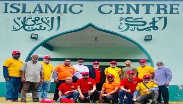 ইসলামিক মিশন গিল্ড অফ দি ক্যারাবিয়ান এন্ড সাউথ আমেরিকা নেতৃবৃন্দের সাথে ব্রিটিশ-বাংলাদেশি প্রতিনিধিদলের মতবিনিময়